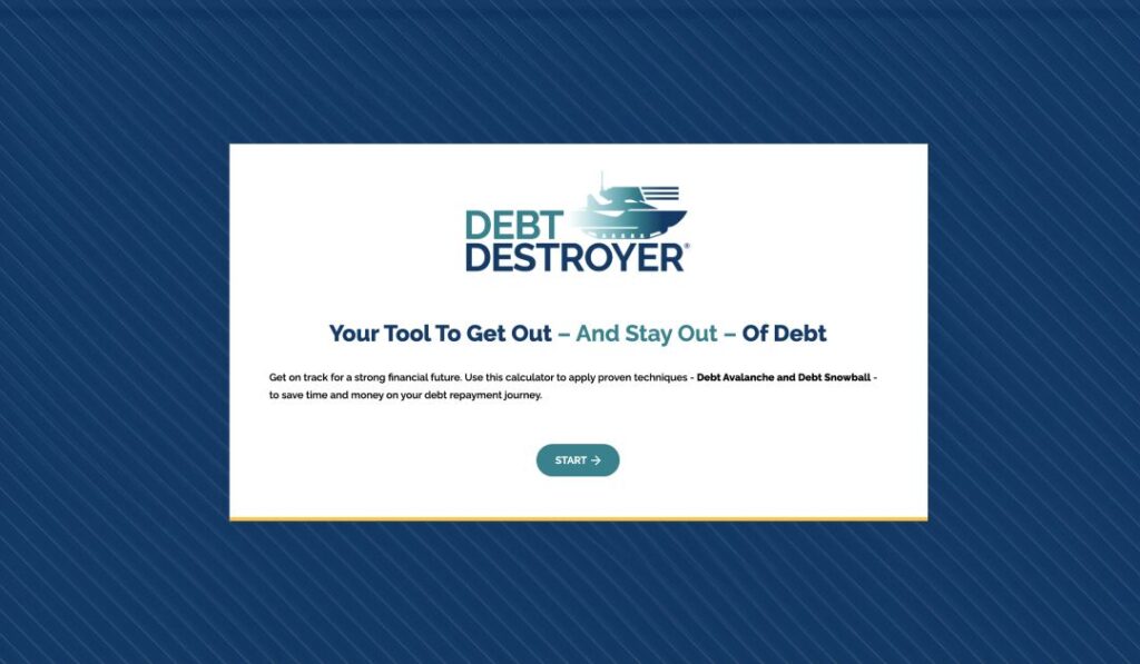 Create a plan to pay back your debt.